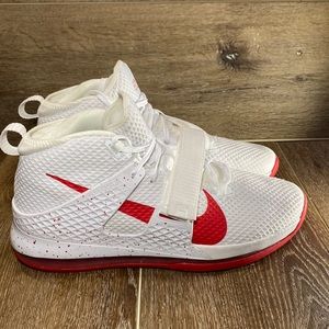 Nike Air Force Max 2 Basketball Shoes White/Red Mens Size 14